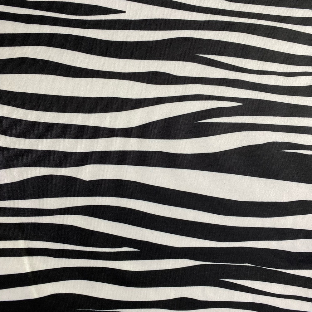 FTF Fashion To Figure Zebra Print Long Sleeve Sexy Peek A Boo Top SKU0431 - Picture 6 of 8